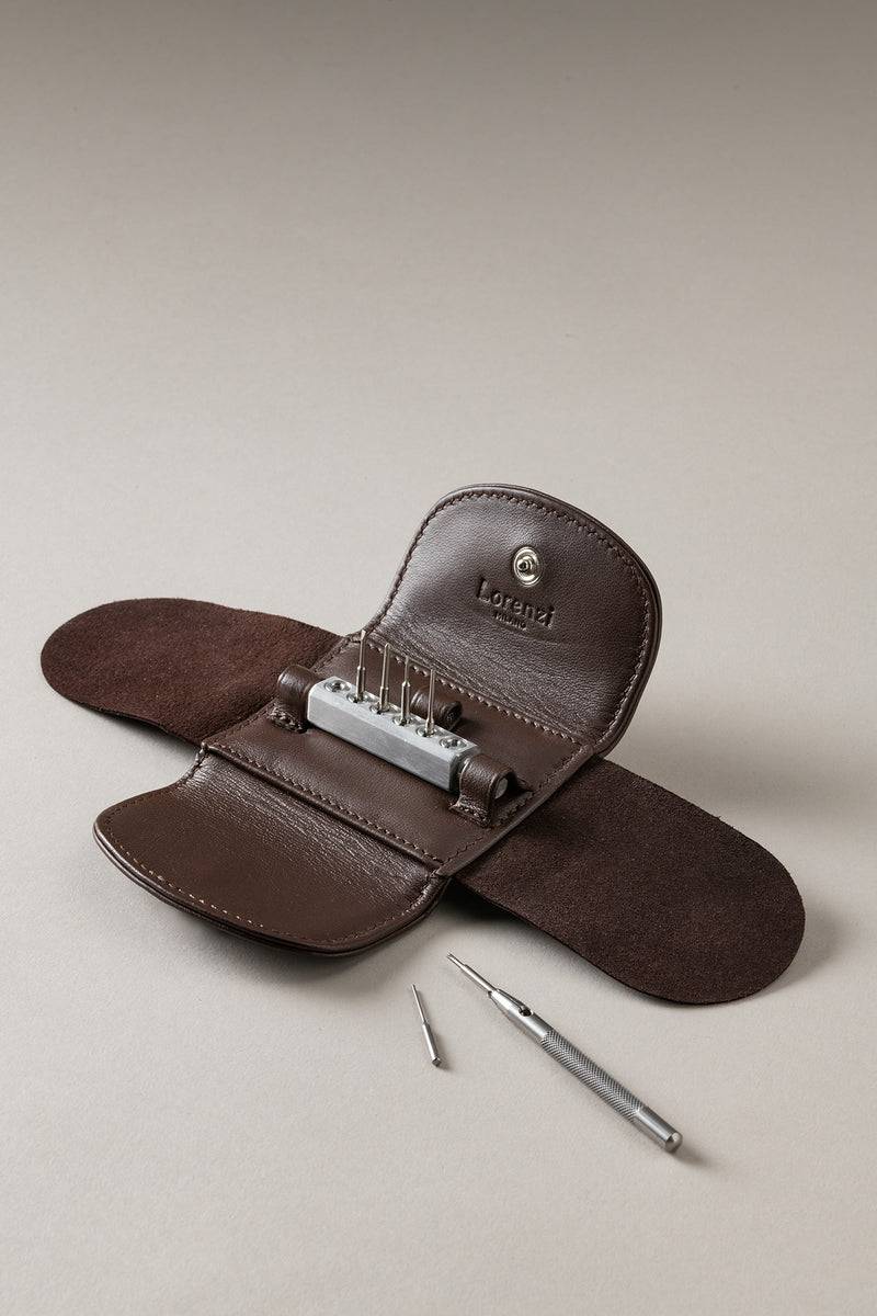 Lorenzi Milano Set Cacciavite Piccolo In Nappa