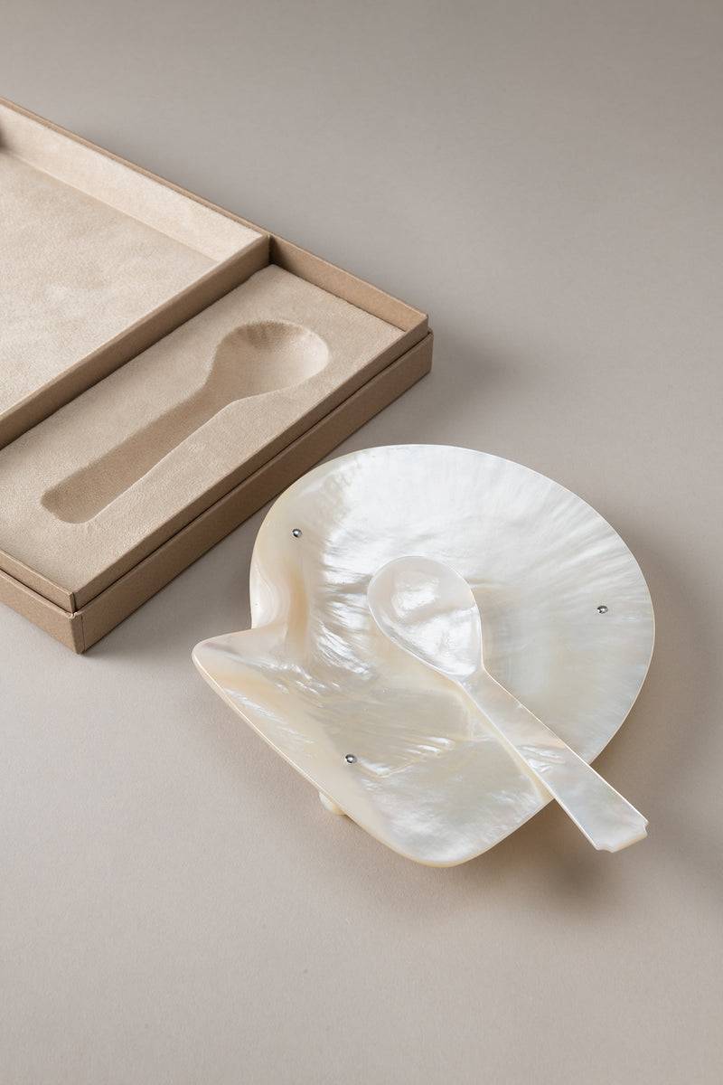 Lorenzi Milano Set Caviale Grande In Madreperla