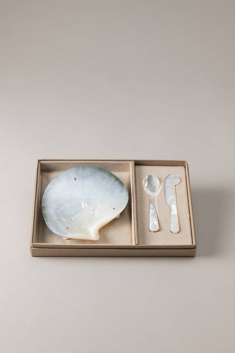 Lorenzi Milano Set caviale piccolo in Madreperla