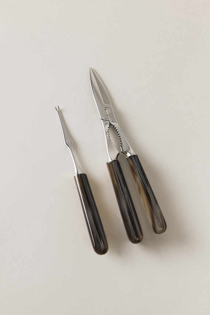 Lorenzi Milano set da crostacei in Zebu