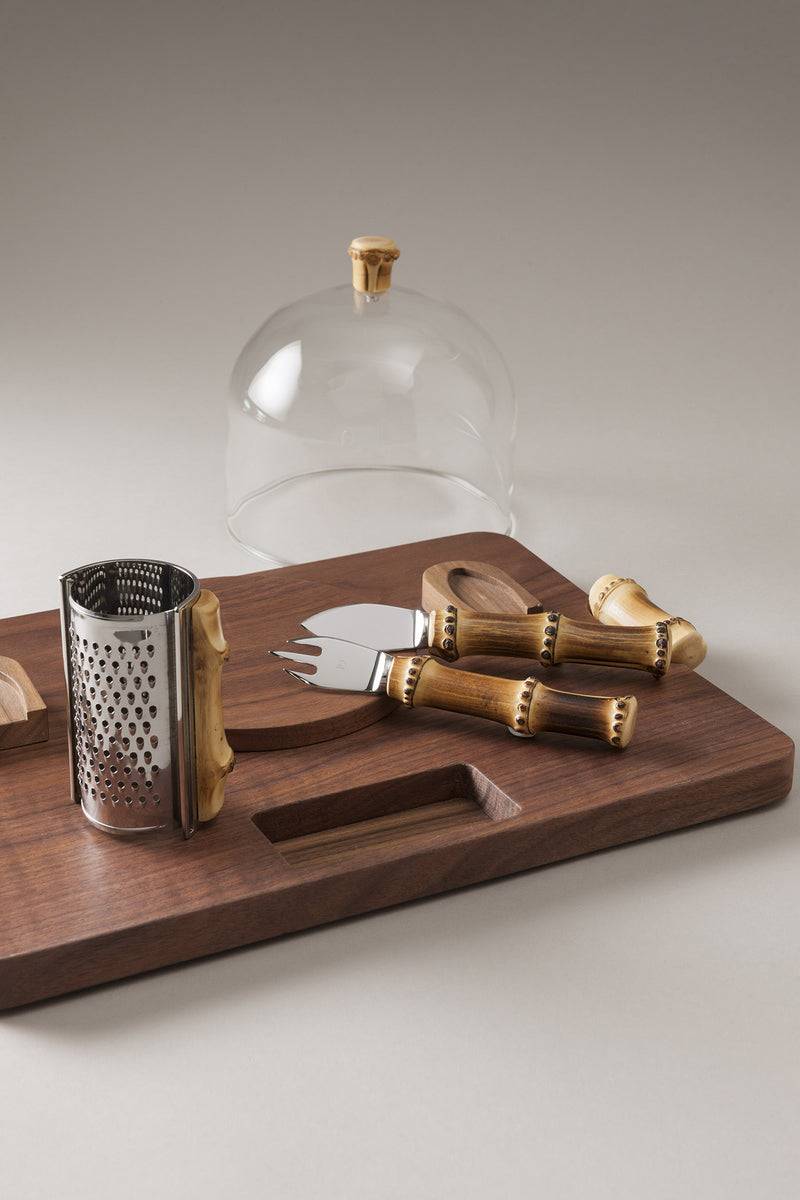 Lorenzi Milano Set Da Parmigiano In Bambù