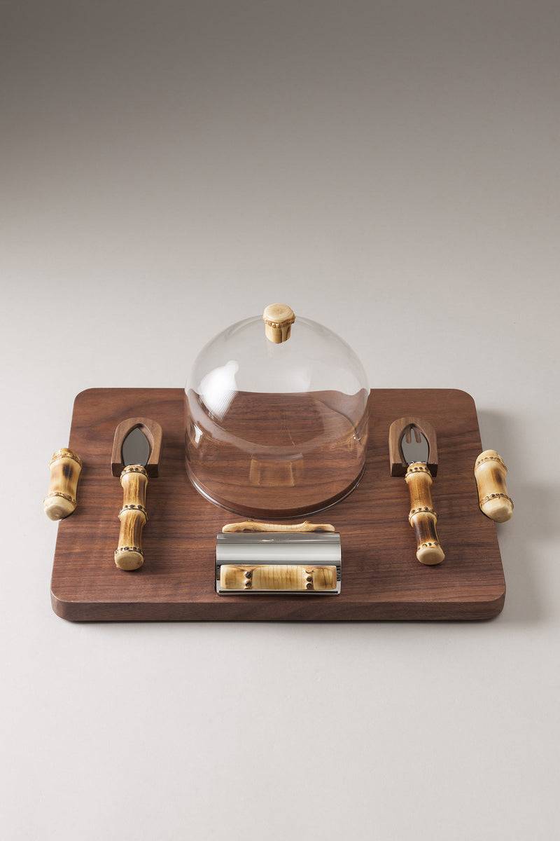 Lorenzi Milano Set da parmigiano in Bambù