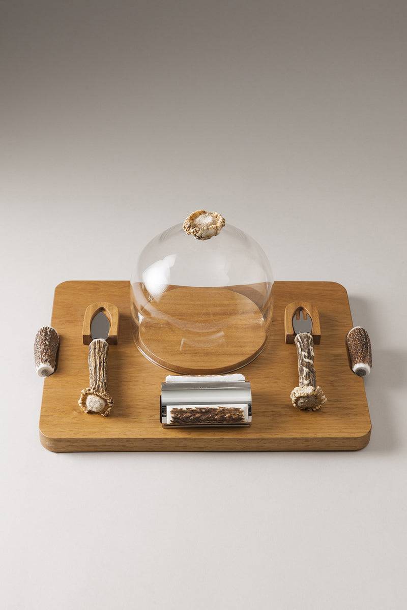 Lorenzi Milano Set da parmigiano in Cervo (palco)