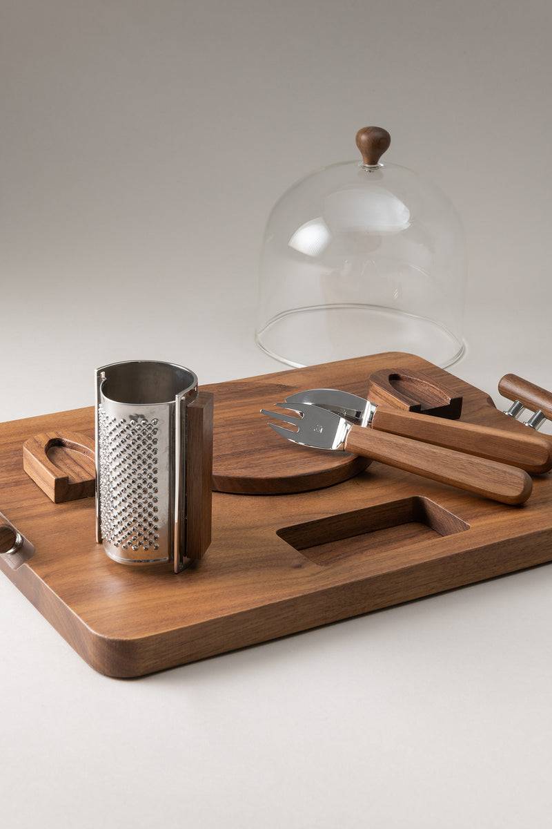 Lorenzi Milano Set Da Parmigiano In Legno