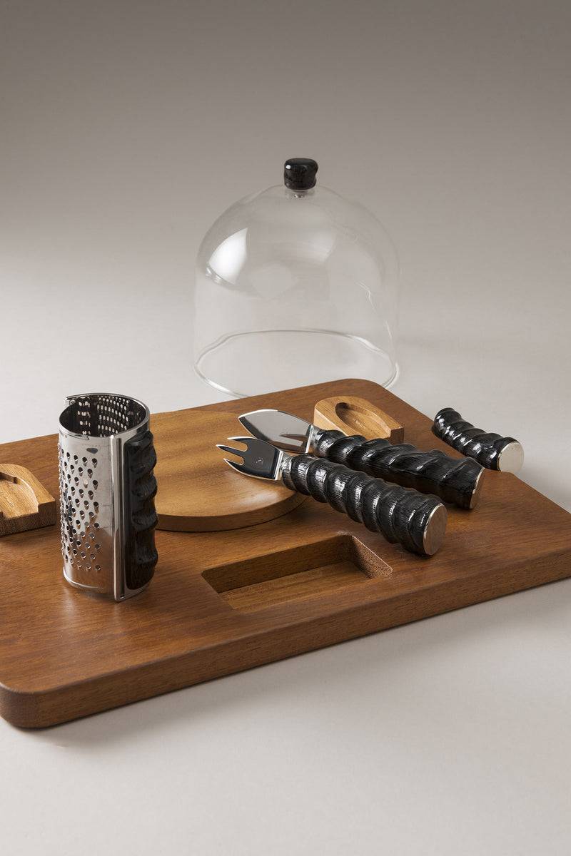 Lorenzi Milano Set Da Parmigiano In Springbok