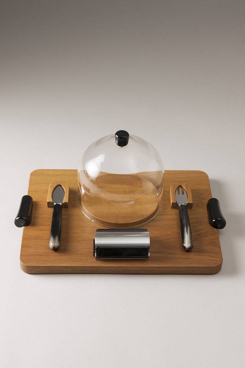 Lorenzi Milano Set da parmigiano in Zebu