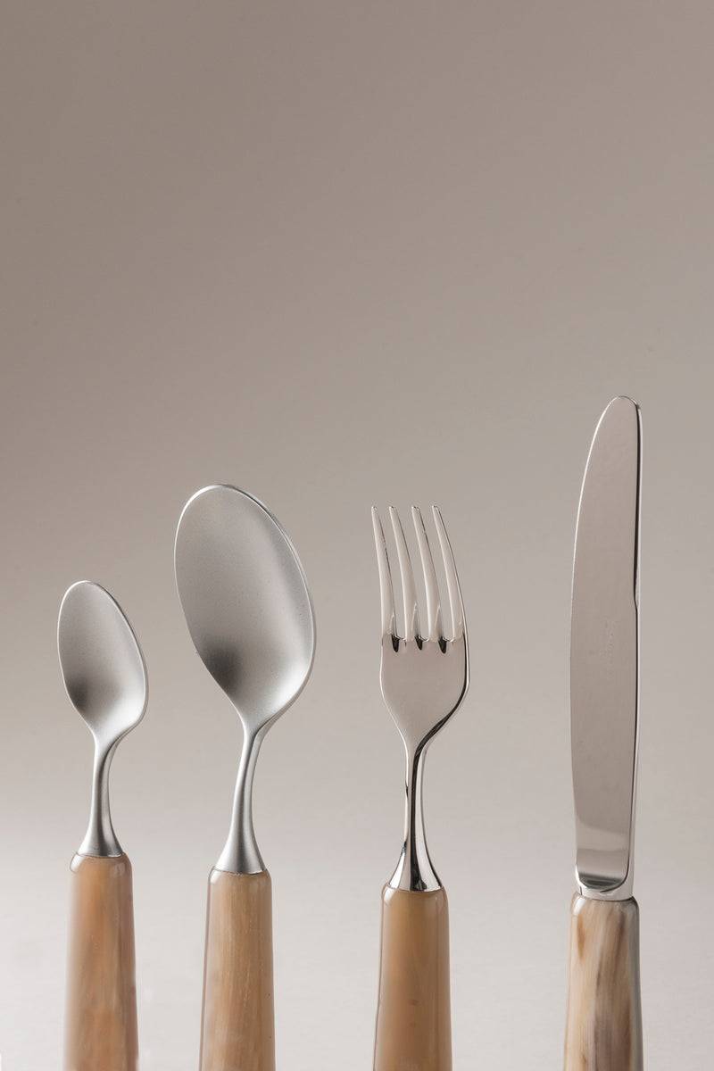 Lorenzi Milano Set Posate Da Tavola In Zebu