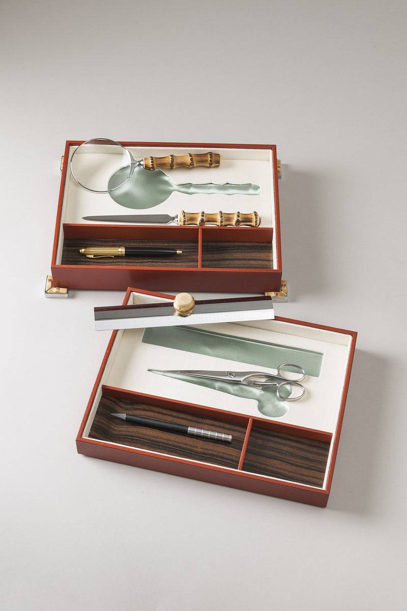 Lorenzi Milano Set Scrivania In Bambù