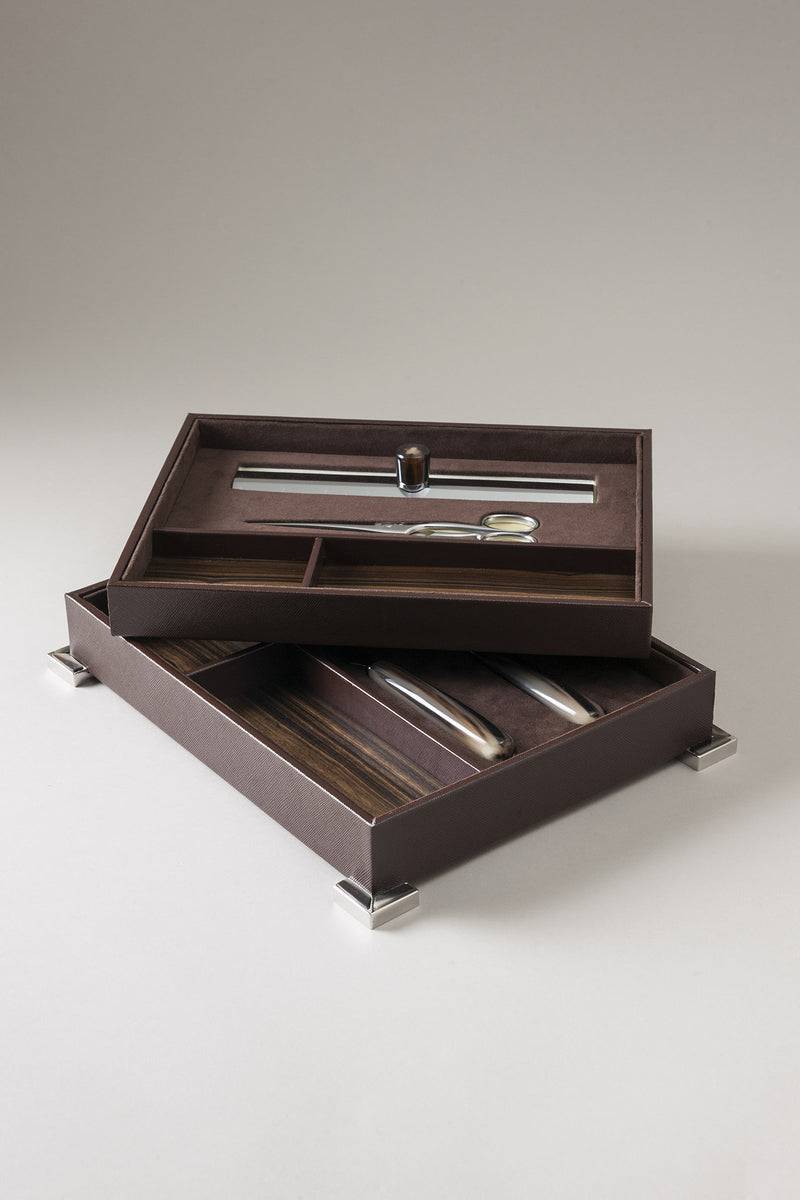 Lorenzi Milano Set scrivania in Zebu