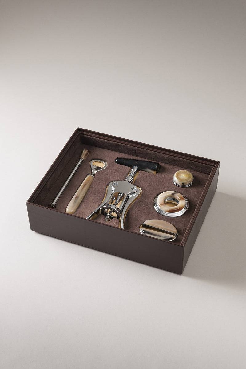 Lorenzi Milano Set vino grande in Zebu