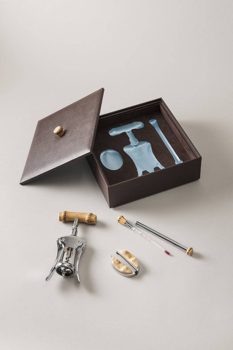 Lorenzi Milano Set Vino Piccolo In Bambù