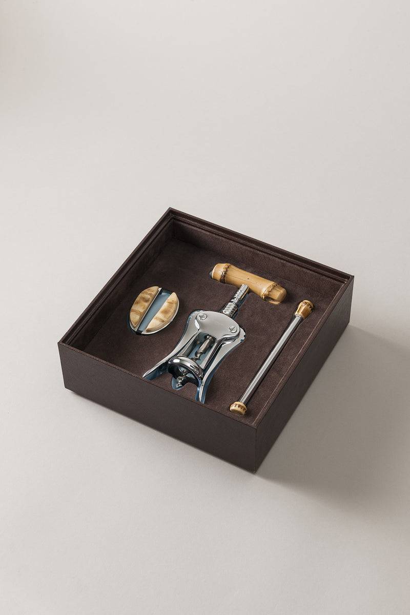 Lorenzi Milano Set vino piccolo in Bambù