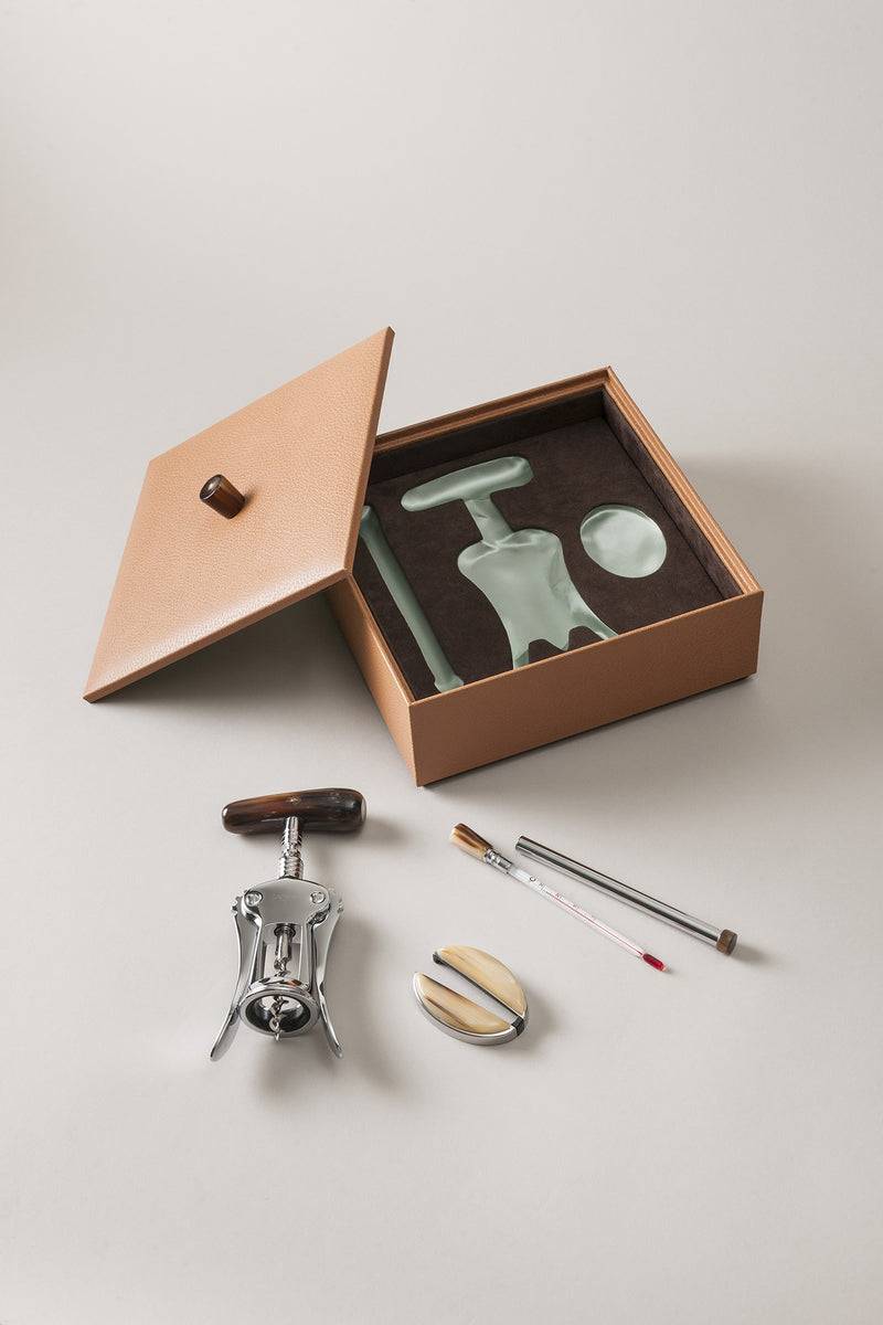 Lorenzi Milano Set Vino Piccolo In Zebu