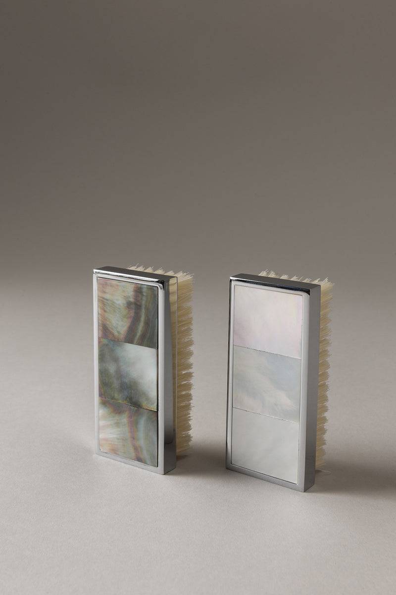 Lorenzi Milano Spazzolino Unghie In Madreperla