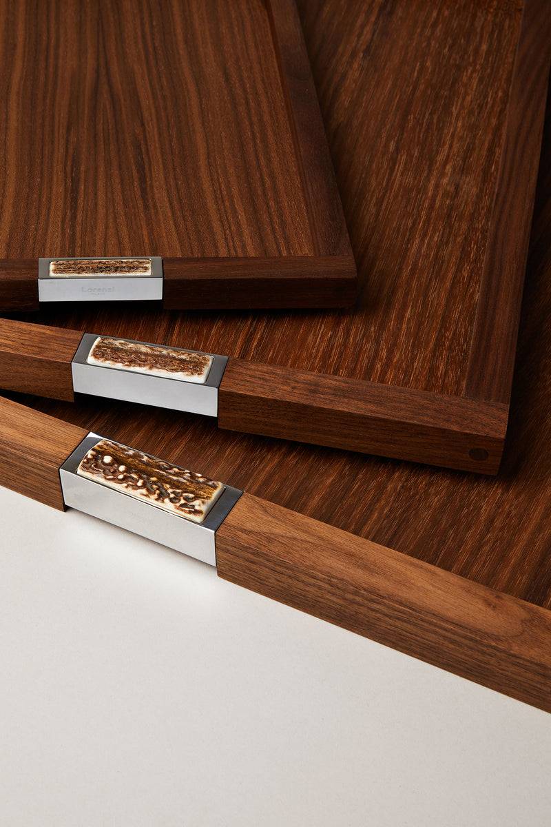 Lorenzi Milano Vassoio Art Déco In Cervo (palco)