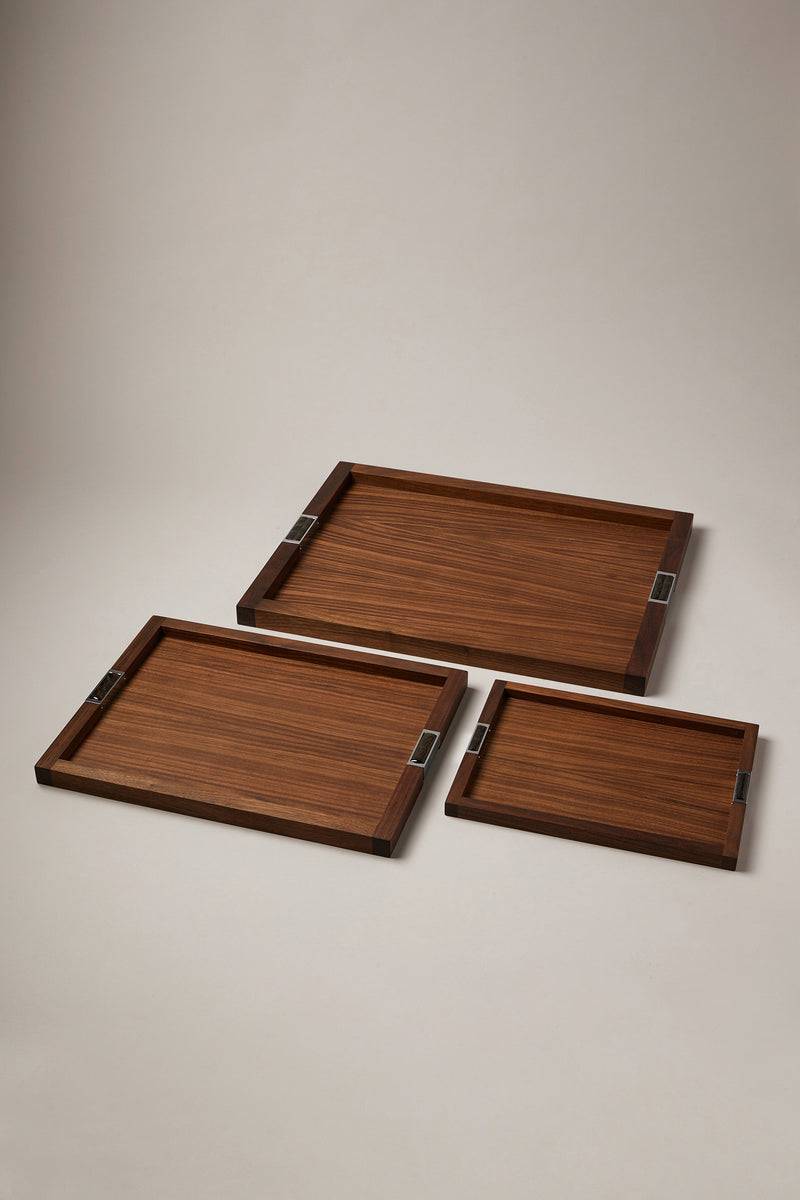 Lorenzi Milano Vassoio Art Déco In Orice