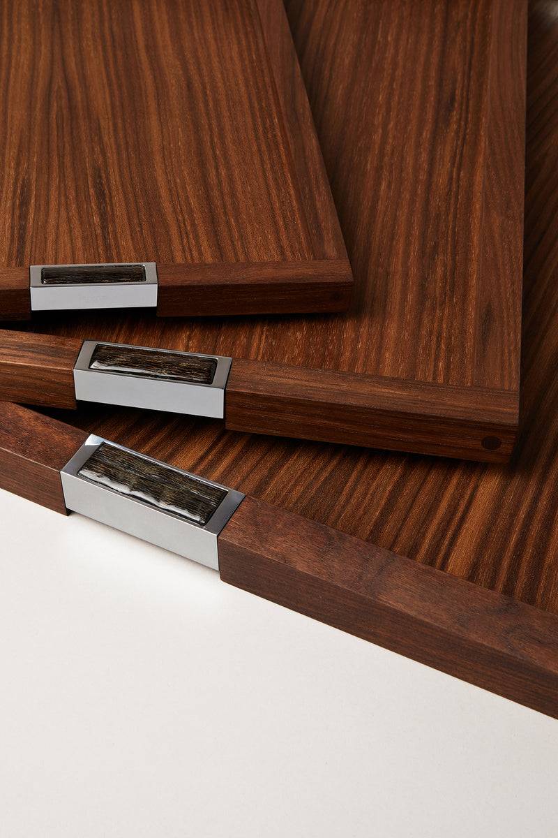 Lorenzi Milano Vassoio Art Déco In Orice