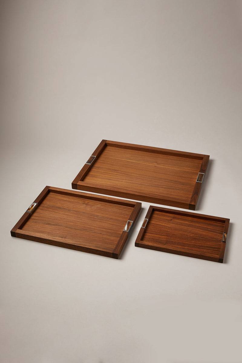 Lorenzi Milano Vassoio Art Déco In Zebu