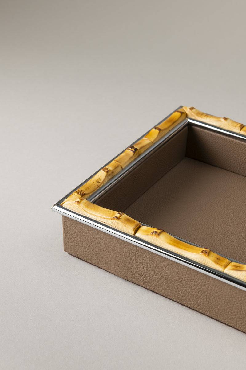 Lorenzi Milano Vassoio Vuota Tasche In Bambù