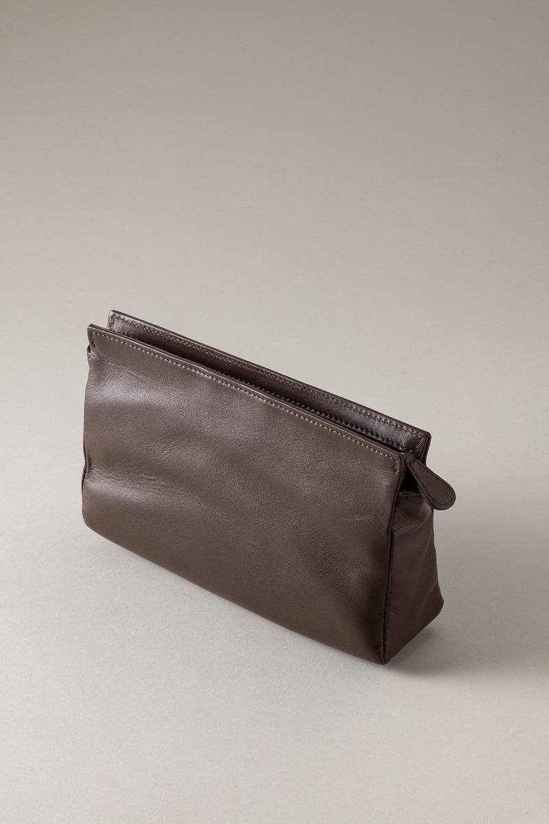 Lorenzi Milano Necessaire con una cerniera in Nappa