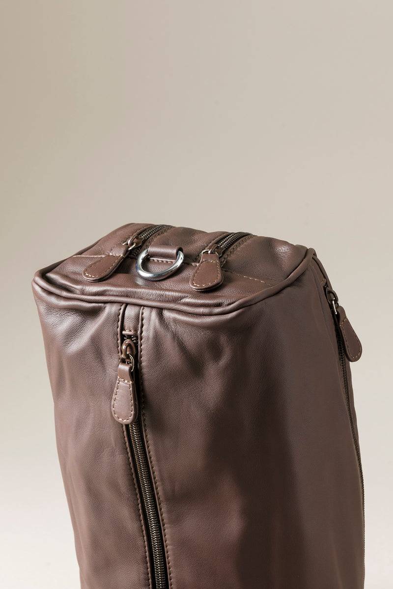 Lorenzi Milano Necessaire Da Viaggio Grande In Nappa