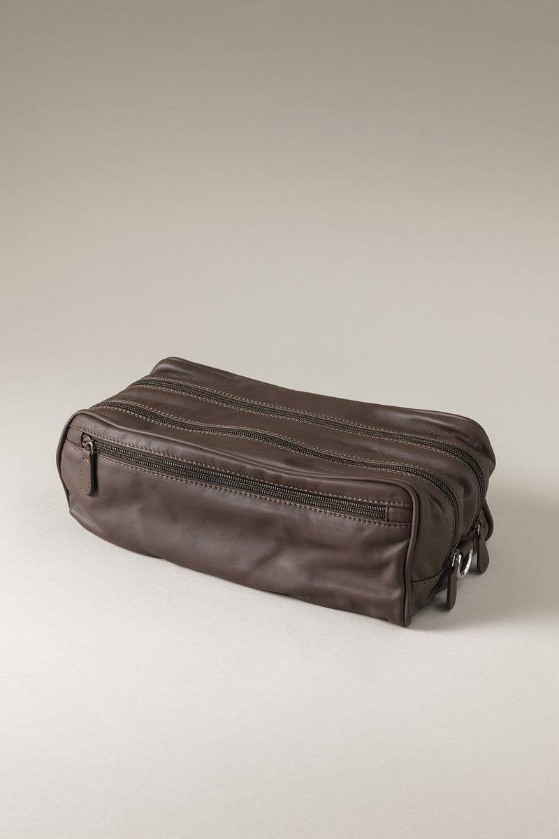 Lorenzi Milano Necessaire da viaggio grande in Nappa