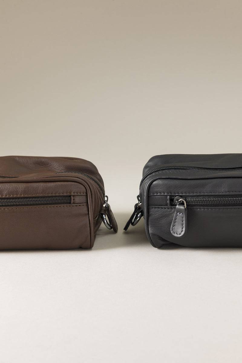 Lorenzi Milano Necessaire Da Viaggio Piccolo In Nappa