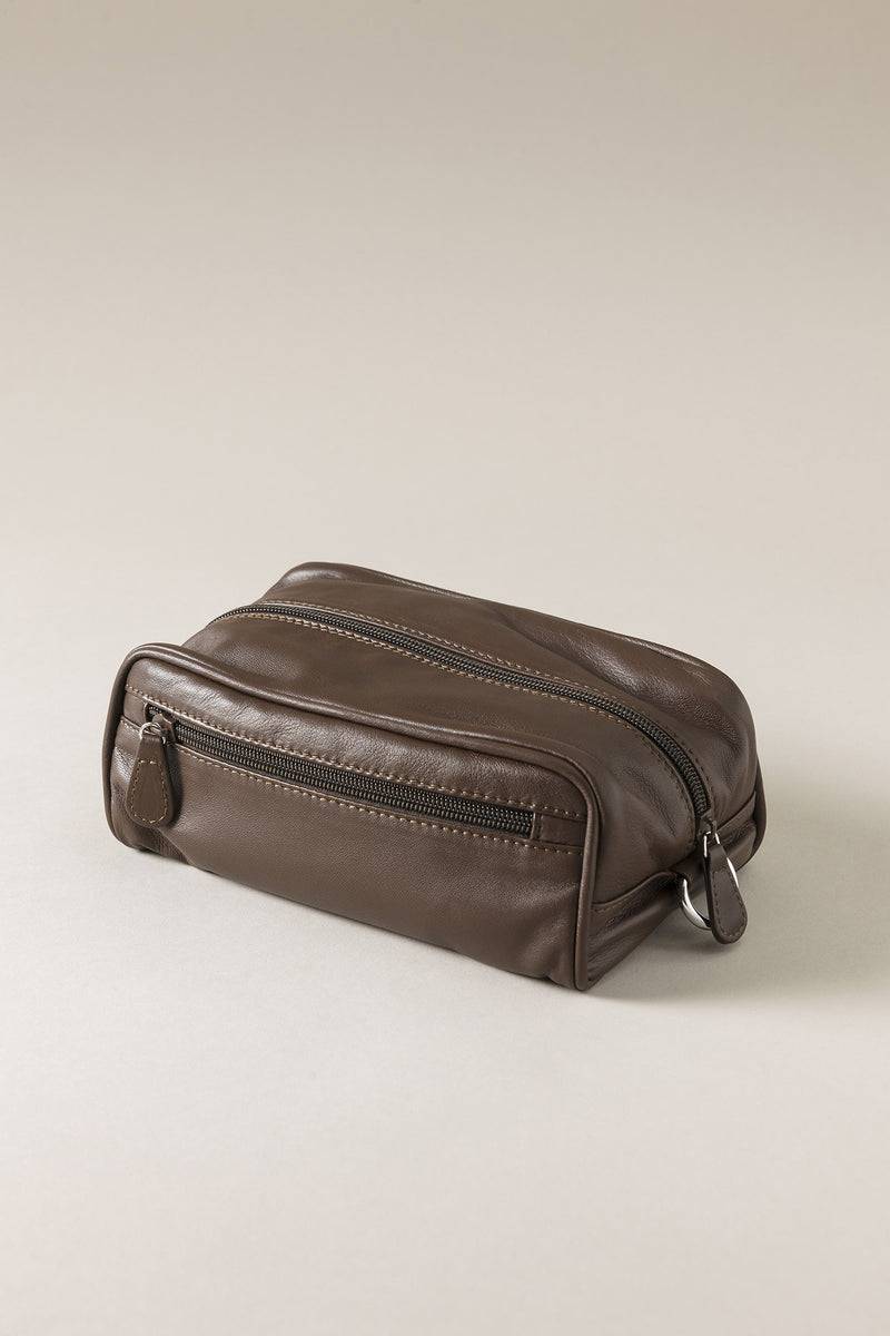 Lorenzi Milano Necessaire da viaggio piccolo in Nappa