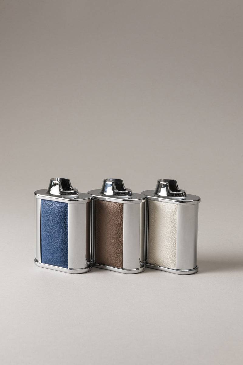 Lorenzi Milano Porta Accendino Bic Tavolo In Vitello Nautico