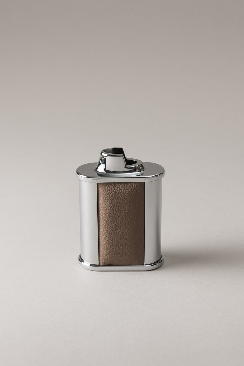 Lorenzi Milano Porta accendino Bic tavolo in Vitello nautico