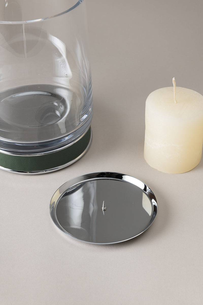 Lorenzi Milano Porta Candele Grande In Vitello Nautico