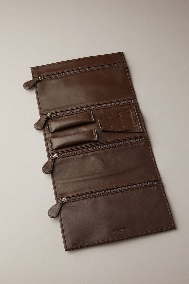 Lorenzi Milano Porta gioie da donna grande in Nappa