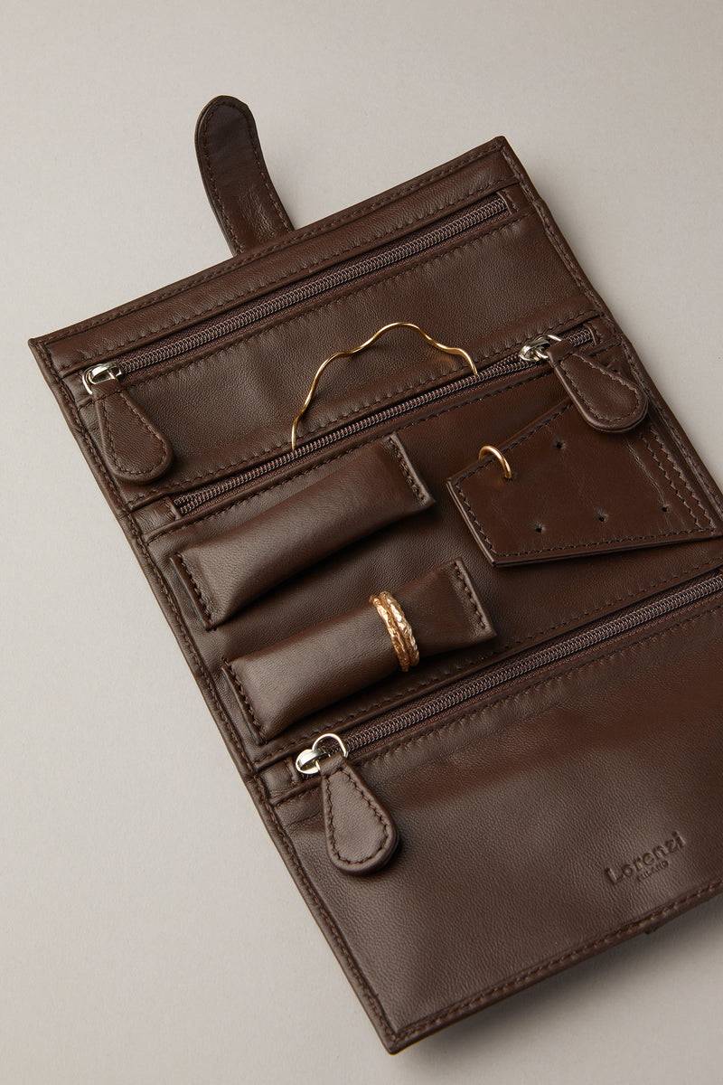 Lorenzi Milano Porta Gioie Da Donna Piccolo In Nappa