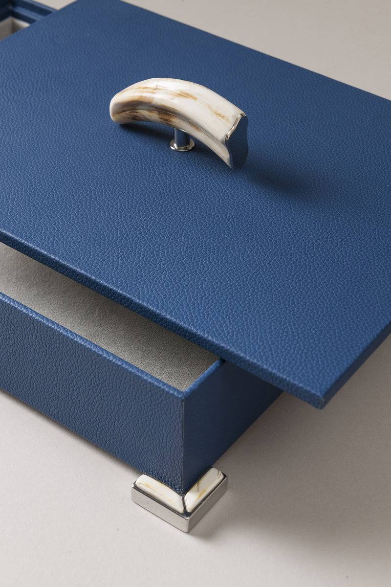 Lorenzi Milano Porta Oggetti Rettangolare In Facocero