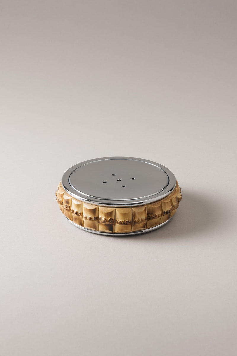 Lorenzi Milano Porta saponetta da toilette in Bambù