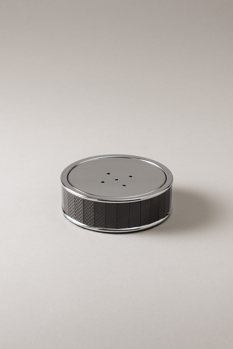 Lorenzi Milano Porta saponetta da toilette in Carbonio