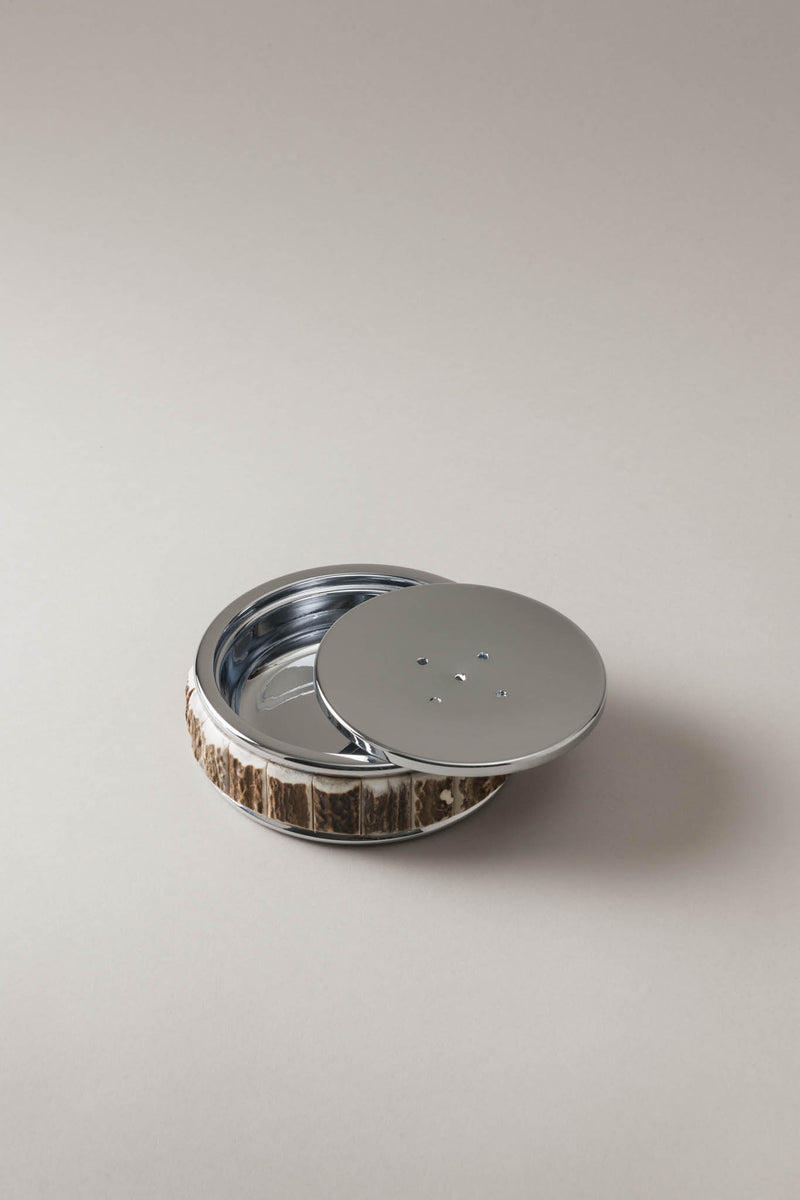 Lorenzi Milano Porta Saponetta Da Toilette In Cervo (palco)