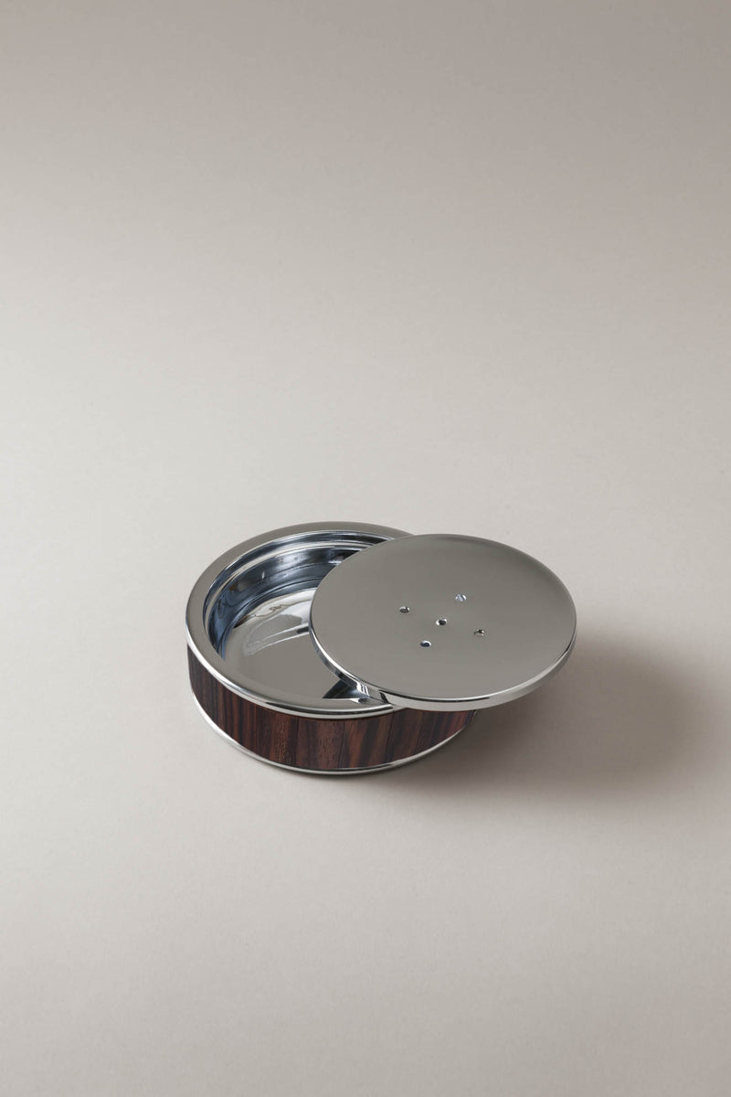 Lorenzi Milano Porta Saponetta Da Toilette In Legno