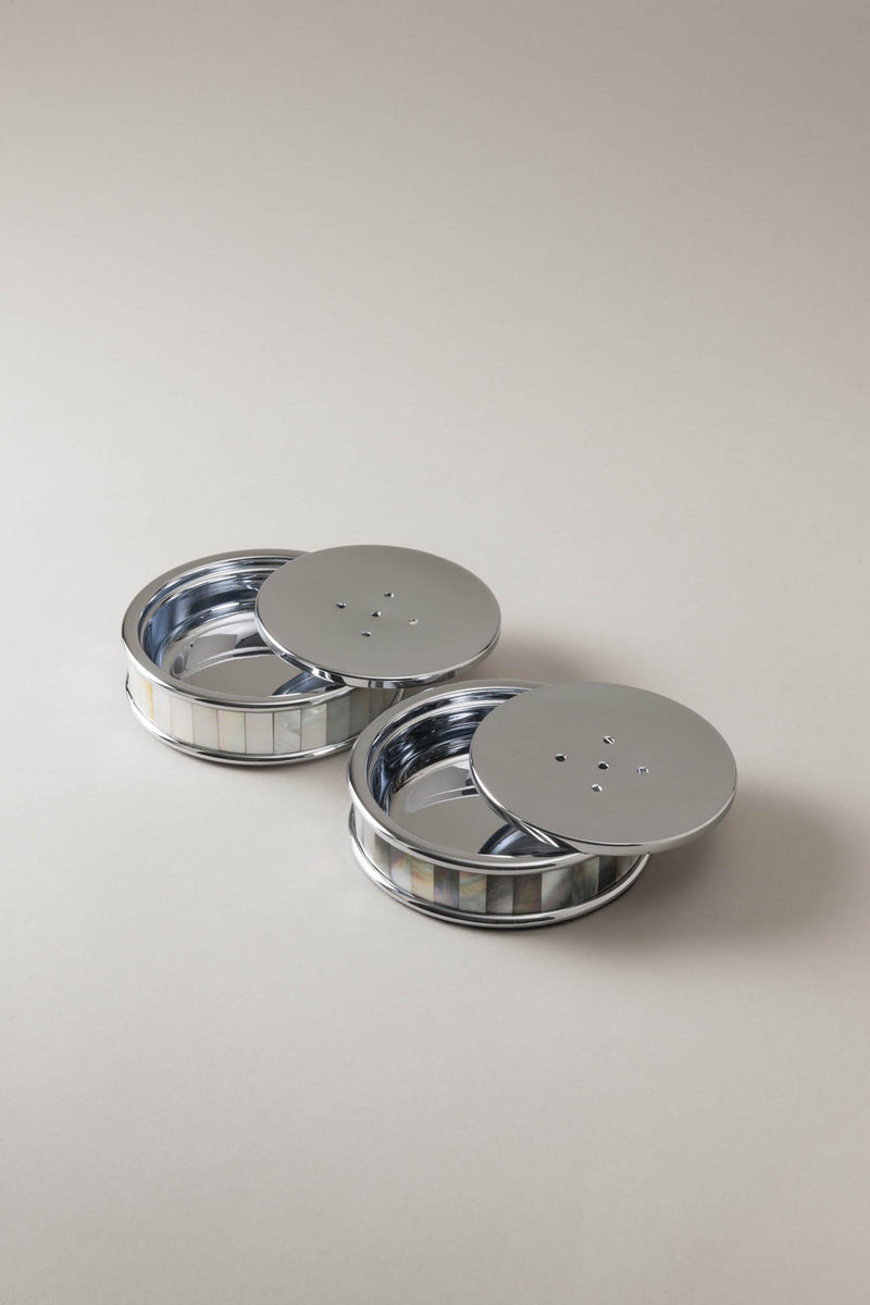 Lorenzi Milano Porta Saponetta Da Toilette In Madreperla