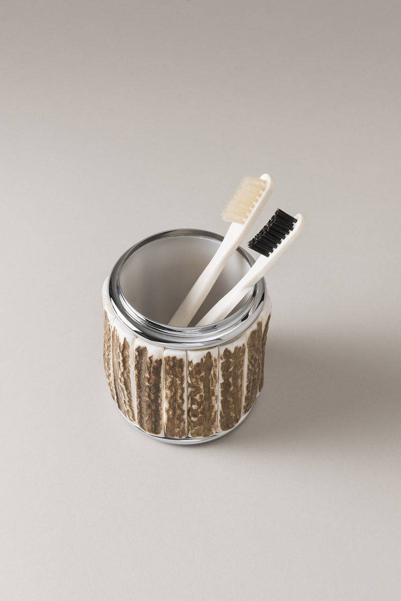 Lorenzi Milano Porta Spazzolini Da Denti In Cervo (palco)