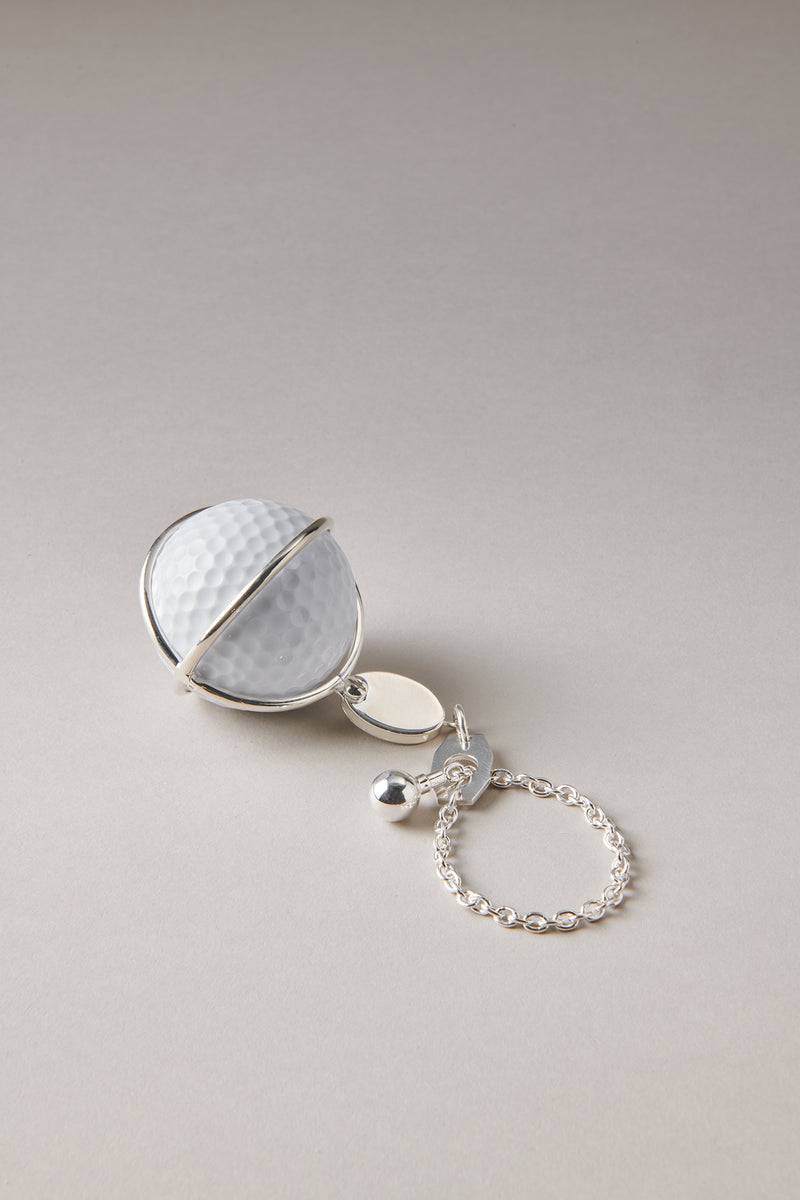 Lorenzi Milano Portachiavi con pallina da golf in Argento