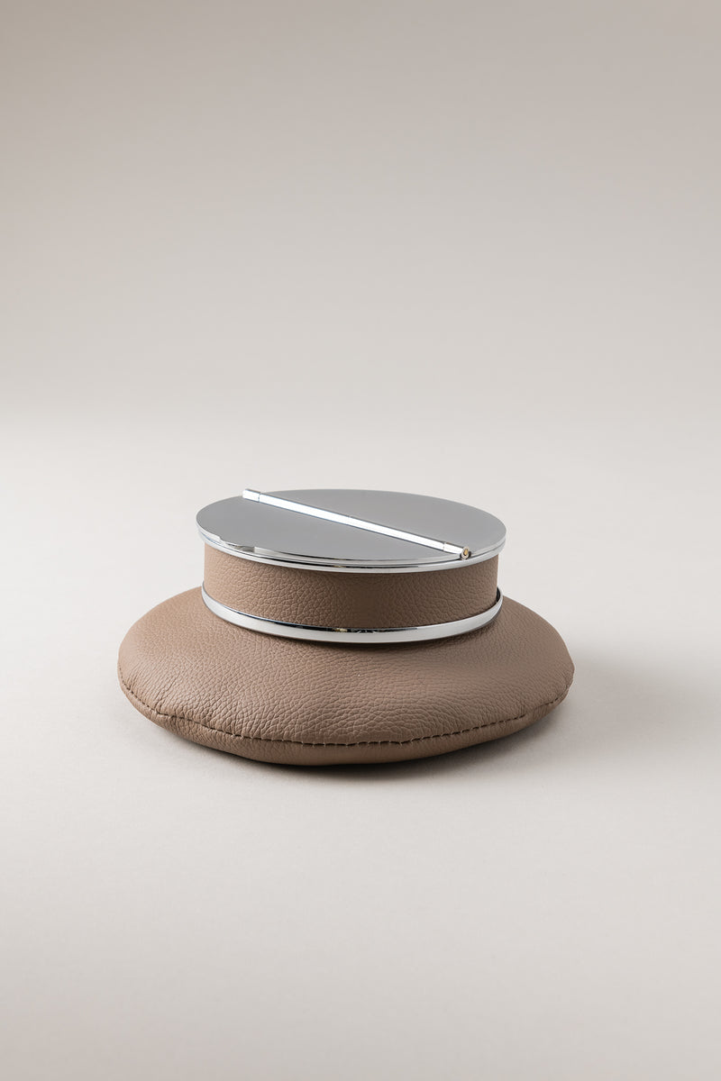 Lorenzi Milano Posacenere Da Barca In Vitello Nautico