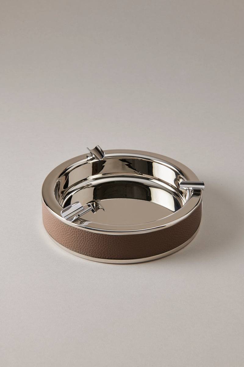 Lorenzi Milano Posacenere Da Sigari In Vitello Nautico