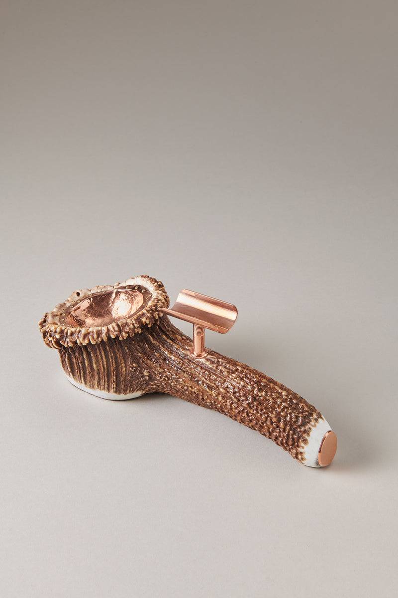 Lorenzi Milano Posacenere moncone da sigaro in Cervo (palco)