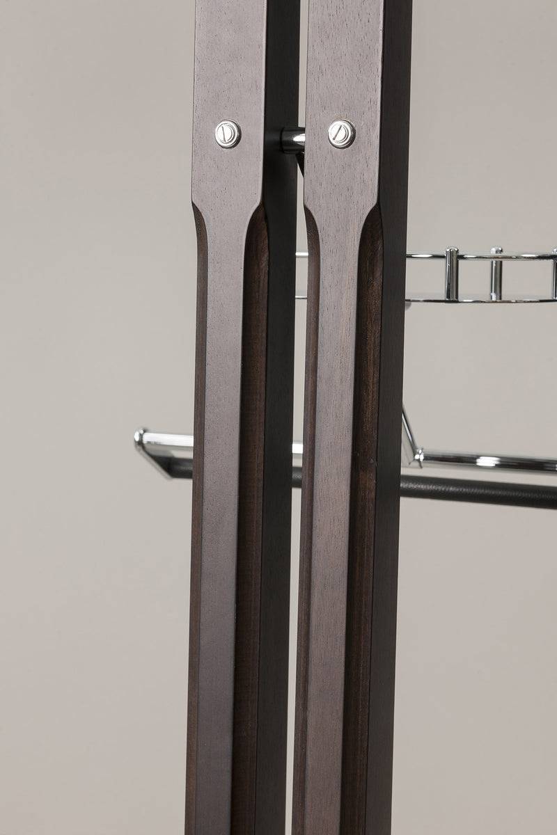 Lorenzi Milano Servo Muto Da Bagno Con Specchio In Marmo Portoro