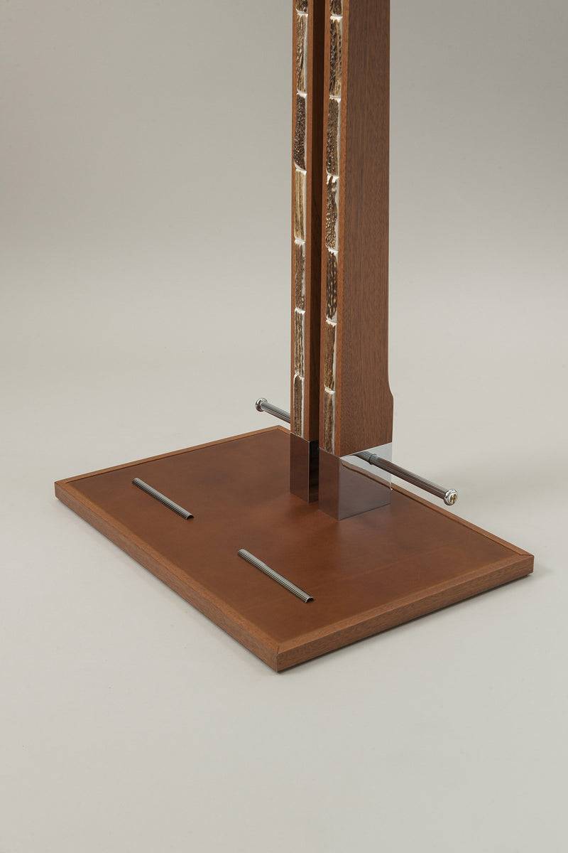 Lorenzi Milano Servo Muto Da Guardaroba Con Inserti In Cervo (palco)