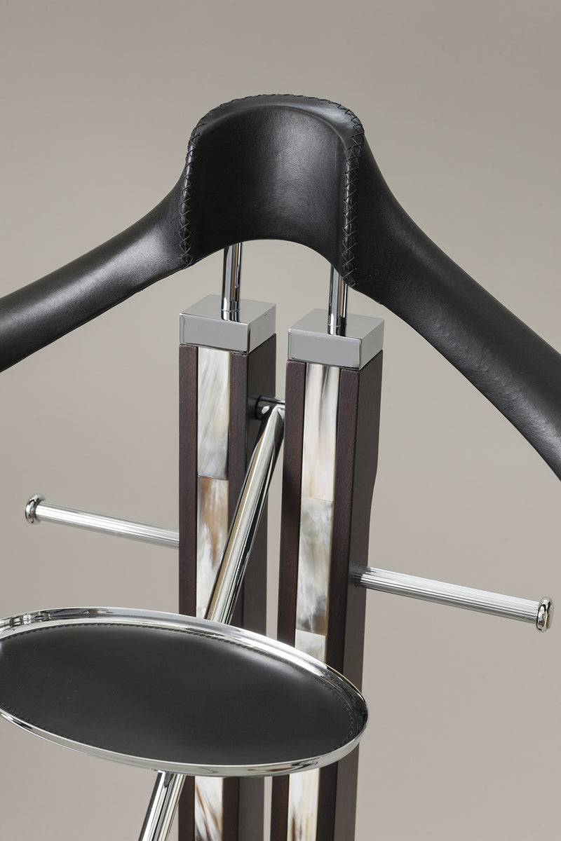 Lorenzi Milano Servo Muto Da Guardaroba Con Inserti In Zebu