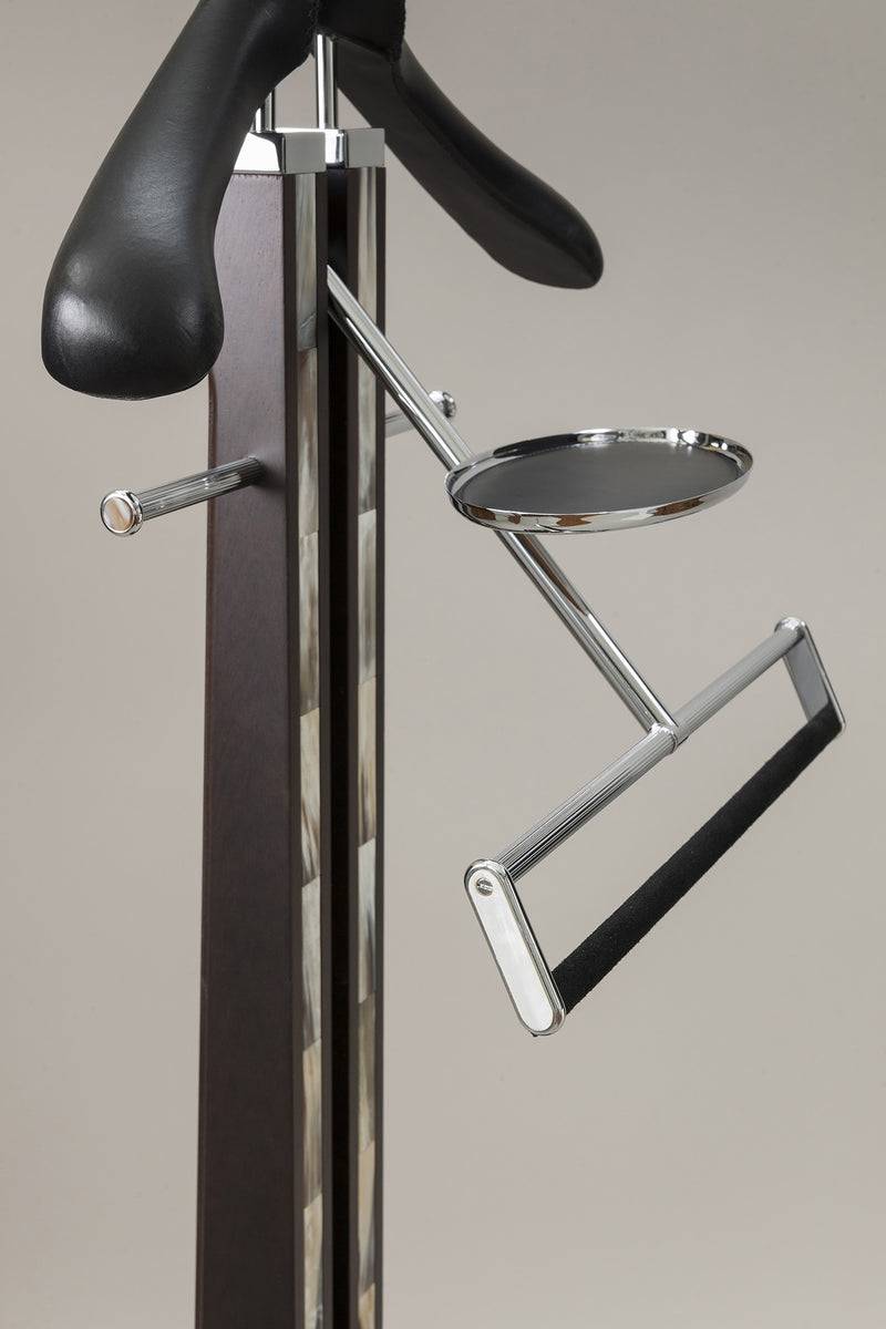 Lorenzi Milano Servo Muto Da Guardaroba Con Inserti In Zebu