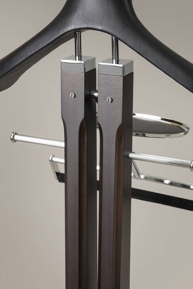 Lorenzi Milano Servo Muto Da Guardaroba Con Inserti In Zebu