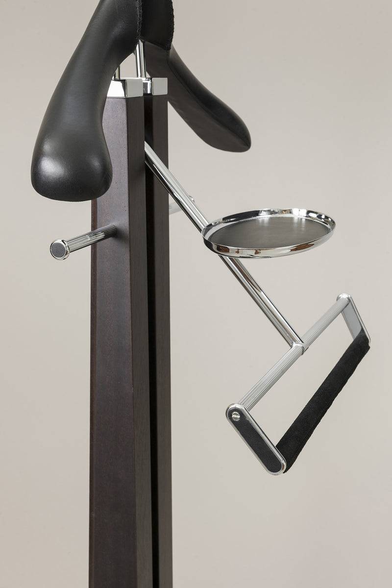 Lorenzi Milano Servo Muto Da Guardaroba Liscio In Legno